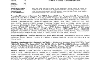 Délibération communautaire de l’arrêt de la révision allégée n°1 du PLU